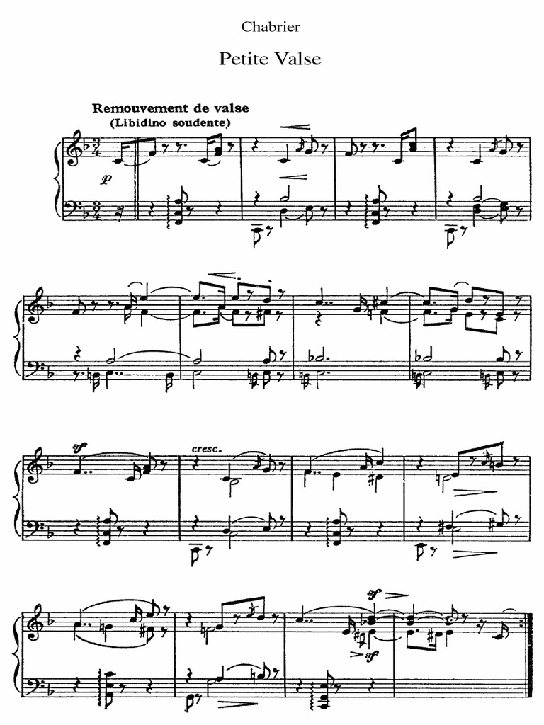 Petite Valse | PDF
