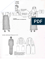 Model Seragam OSIS Putih Abu-Abu Putri