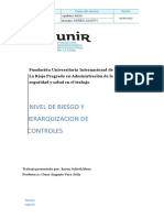 Actividad Nivel de Riesgo y Jerarquizacion de Controles