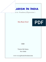 Secularism in India (Sitaram Goel)