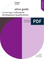 Administrative Guide Cambridge Professional Development Qualifications PDQ 2022 2023