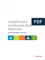 Comptia Data Da0 001 Exam Objectives (2 0)