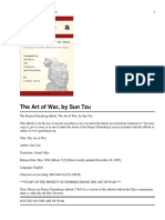 The Art of War- Sun Tzu