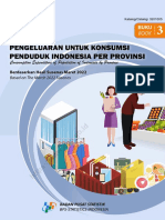 Pengeluaran Untuk Konsumsi Penduduk Indonesia Per Provinsi, Maret 2022