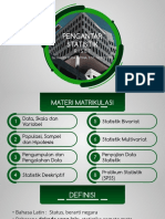 Pengantar Statistik Riset