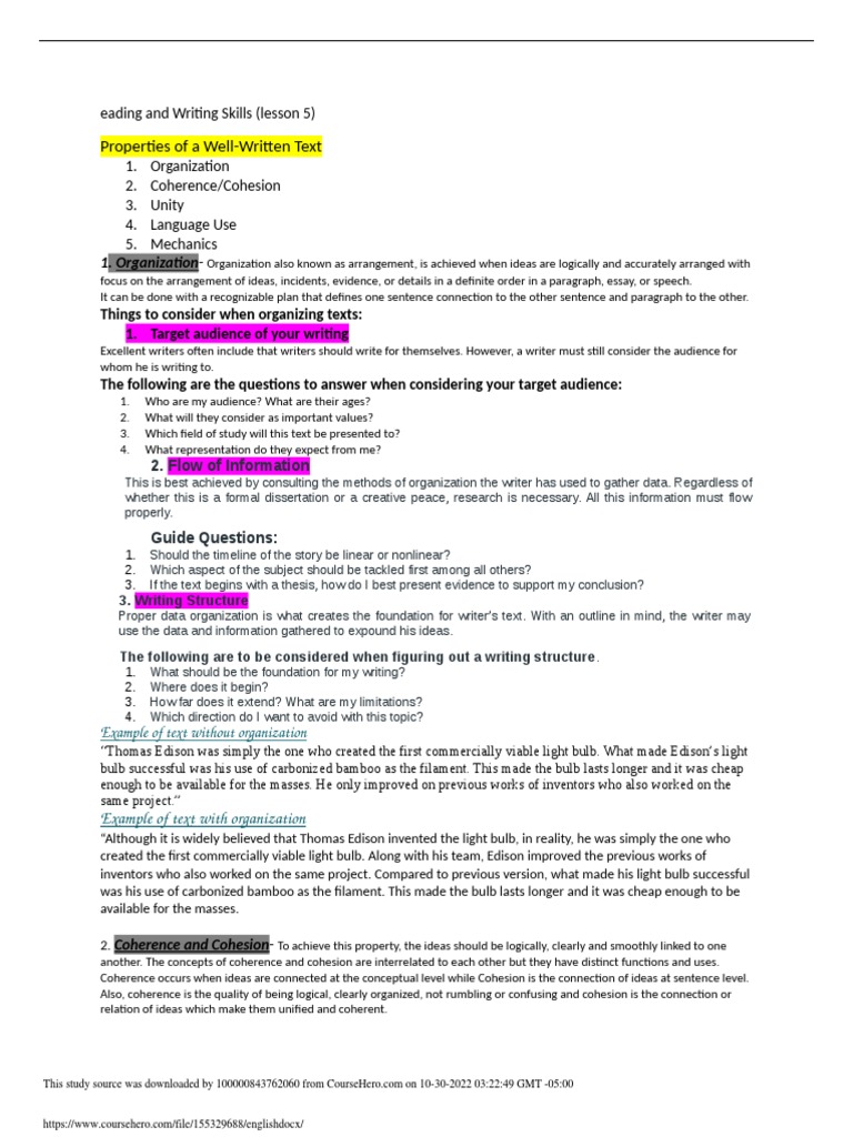 English PDF Incandescent Light Bulb Language Mechanics