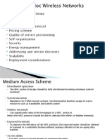 Issues in Ad Hoc Wireless Networks