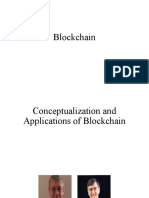 Conceptualization and Applications of Blockchain