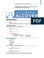 Cálculo de límites matemáticos para la Academia Alcover de Palma de Mallorca