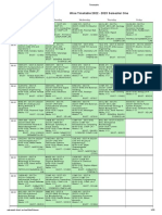 2022 - 2023 Semester One PDF Wise Timetable
