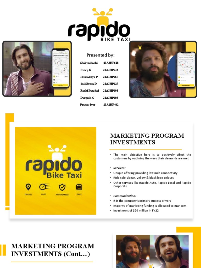 Rapido Download Free PDF Brand Pricing