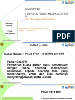 Surat Kuasa & Teknik Membuat Surat Kuasa