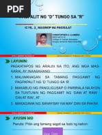 Pag Gamit NG Din at Rin | PDF