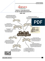 Grade X / Teaching Notes: The Age of Industrialisation Mind Map