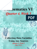 Mathematics VI, Quarter 4 Week 5