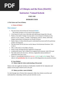 History Chapter 1 and 2