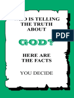 Who Is Telling The Truth About God