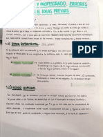 Errores científicos e ideas previas en alumnado y profesorado