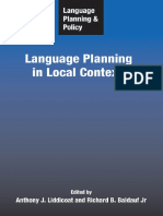 Liddicoat Anthony J Richard B Baldauf JR Language Planning I