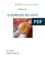 A Osmose No Ovo (Relatório BG)