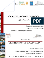 C1.5. Clasificación de Roca Intacta
