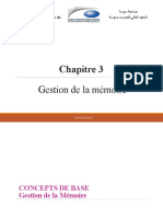 Systemes Dexploitation Chapitre3 Gestion Memoire