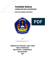 Program Kerja KSN ASTRONOMI 2022