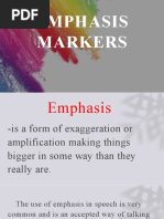 Emphasis Markers