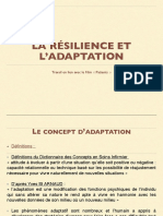 Diapo Resilience Et Adaptation PDF