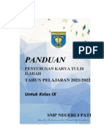 Panduan Karya Tulis Kelas 9 - 20212022