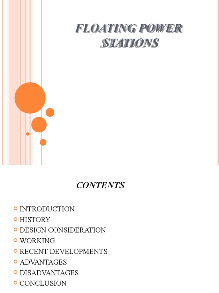 14 - Floating Power Stations | PDF | Power Station | Turbine