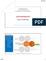 Food Microbiology Course Overview