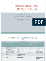 Formulasi Shampoo Bilas Dan Nob Bilas - Sf213a