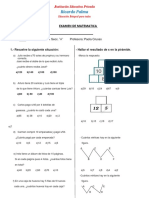 Examenes Mensuales 2 Grado Paola