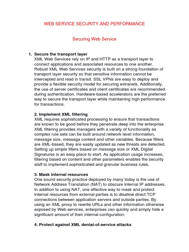 Web Services Security | PDF | Hypertext Transfer Protocol | Proxy Server