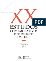 Estudos comemorativos dos 20 anos da FDUP