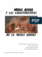 Musca Divina y Características de La Musica Griega