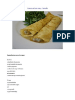 Crepes de Pescada e Camarão