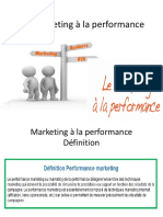 Le Marketing a La Performance