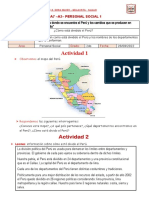 División política del Perú: Departamentos, regiones y capital