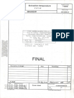 Cover Sheet (Extraction Temperature Curve)