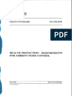 GS 1222 (2018) - Health Protection-Requirements For Ambient Noise Control