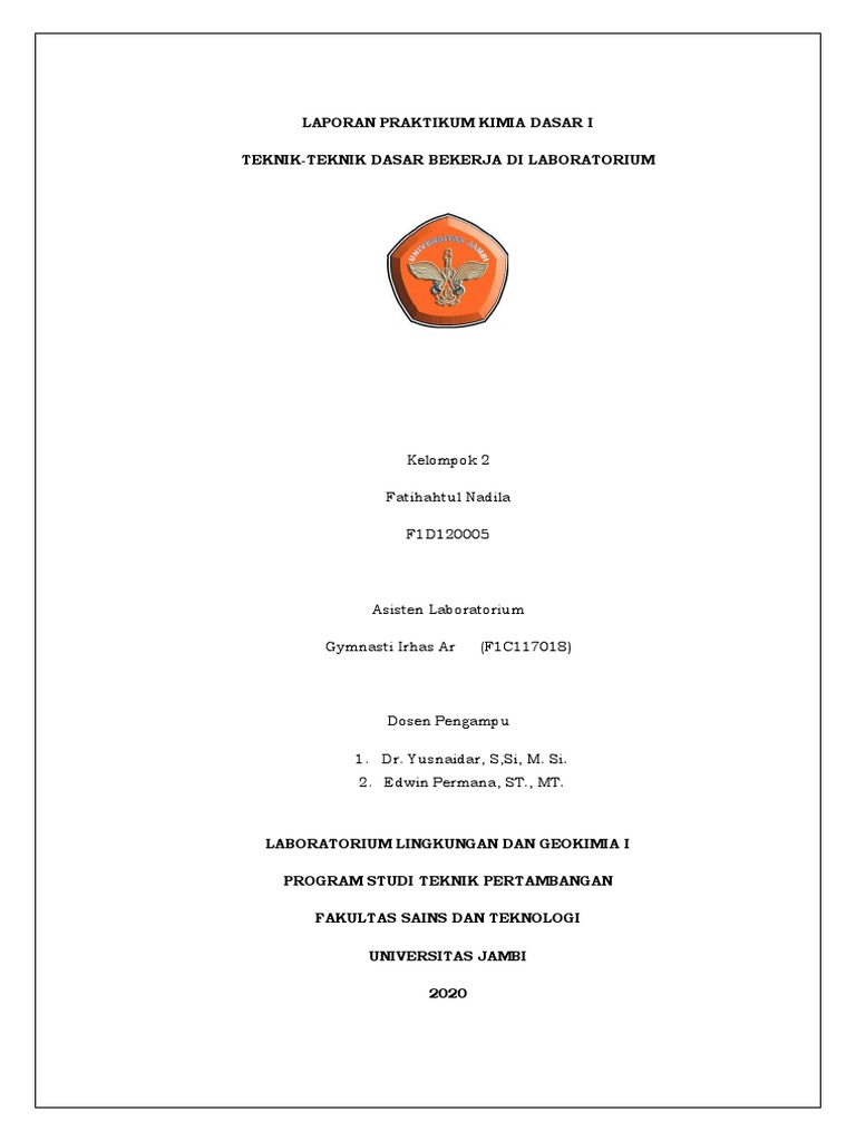 Teknik Dasar Laboratorium Kimia | PDF