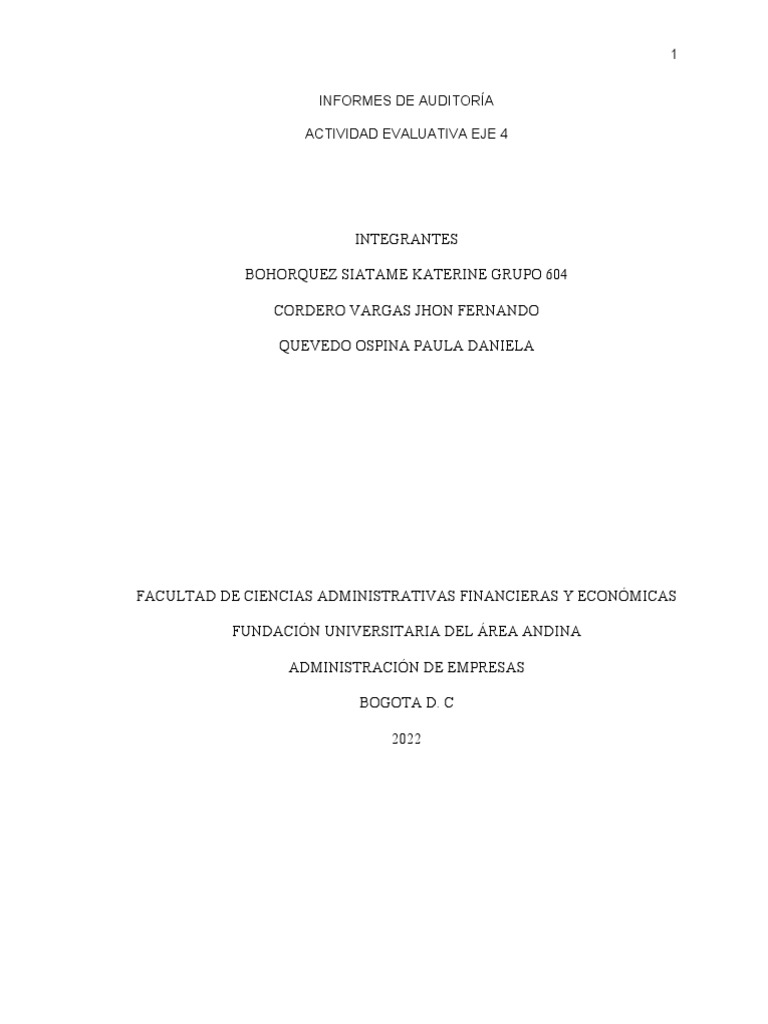 Informe Auditoría Banco Popular 2022 | PDF | Auditoría | Bancos