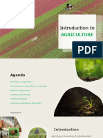 Introduction To AGRICULTURE