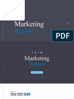 Marketing Report PowerPoint