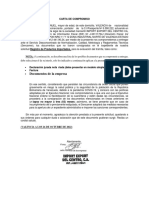 Carta de Compromiso