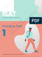 Isat Practice Test (1)