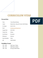 Curriculum Vitae Yenny Mariani Harahap..