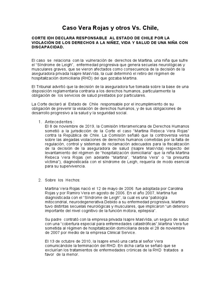 Caso DE Derechos Humanos | PDF | Violación | Estado (política)
